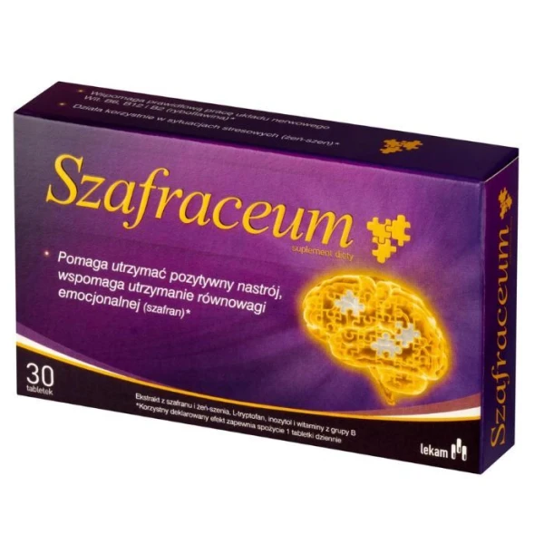 Szafraceum, 30 tabletek