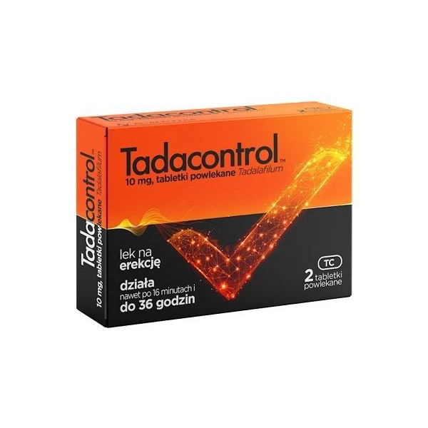 Tadacontrol 10mg, 2 tabletki