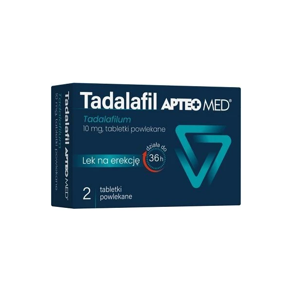 Tadalafil Apteo Med 10mg, 2 tabletki