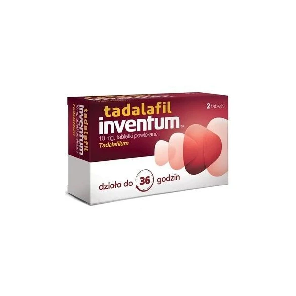 Tadalafil Inventum 10mg, 2 tabletki powlekane