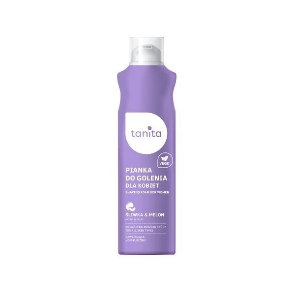 Tanita, pianka do golenia dla kobiet, śliwka i melon, 200ml