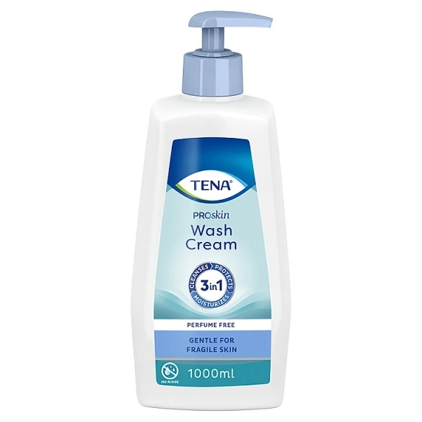 Tena ProSkin Wash Cream, krem myjący 3w1, 1000ml