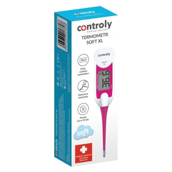 Termometr elektroniczny Controly Soft XL Hydrex, 1 sztuka
