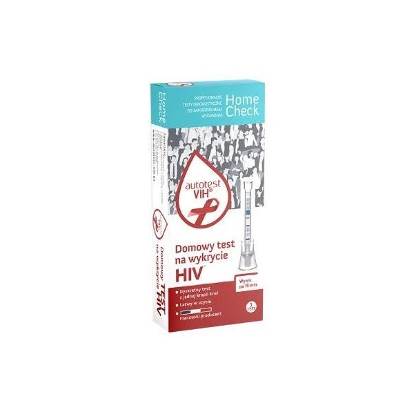 Test diagnostyczny Home Check, Test do wykrywania HIV, 1 sztuka
