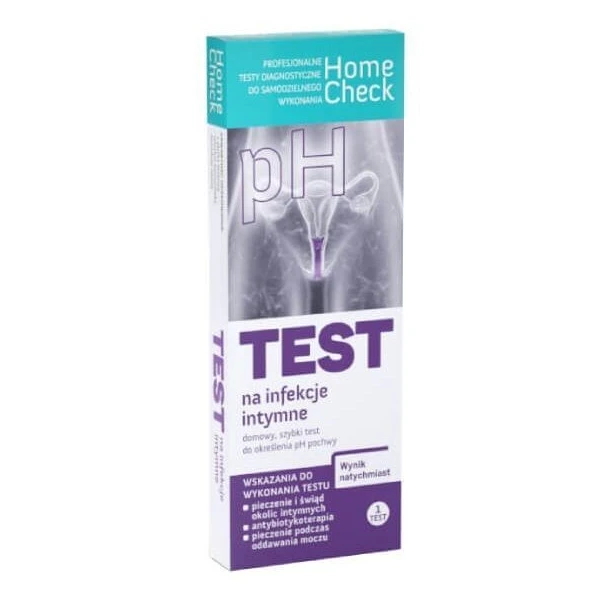 Test diagnostyczny Home Check, test na infekcje intymne, 1 sztuka
