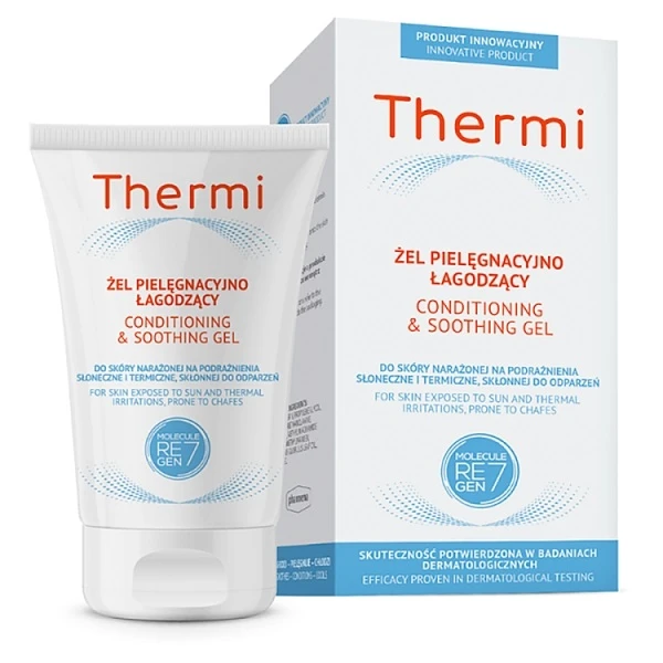 Thermi, żel pielęgnacyjno-łagodzący, skóra narażona na podrażnienia słoneczne, 75ml