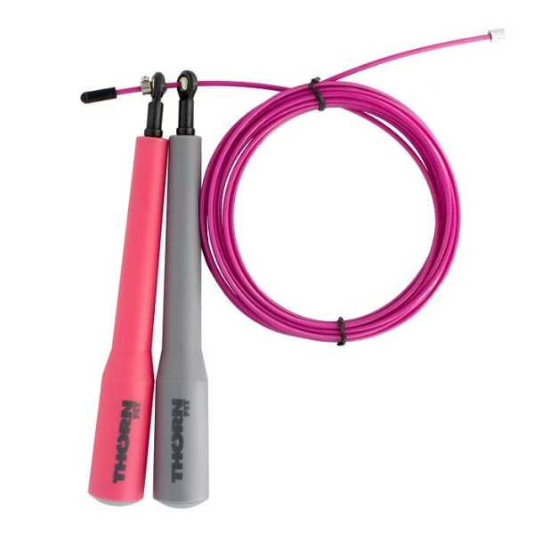Thorn Fit, Speed Rope Lady, skakanka dla kobiet, szaro-różowa, 1 sztuka