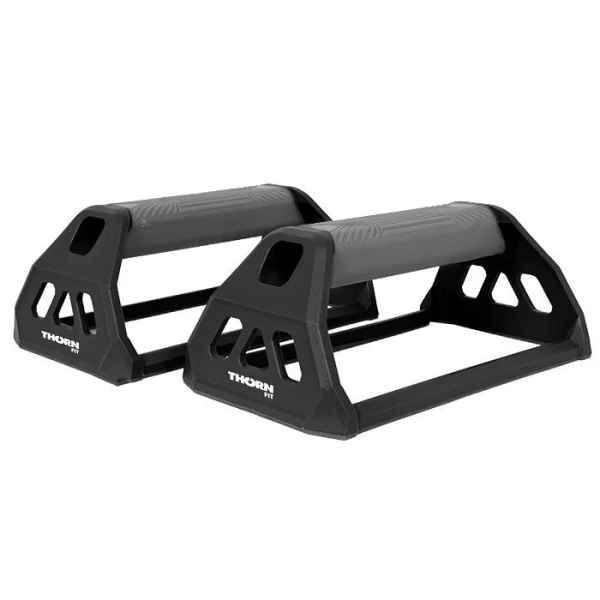 Thorn Fit, uchwyty do pompek, czarno-szare,  2 sztuki (1 para)