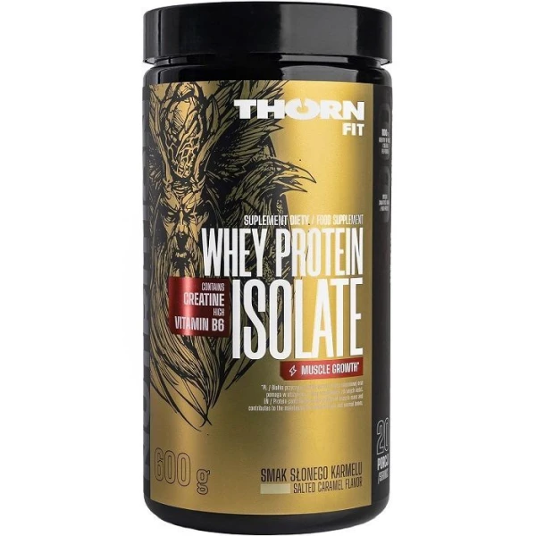 Thorn Fit, Whey Protein Isolate, proszek, smak słonego karmelu, 600g
