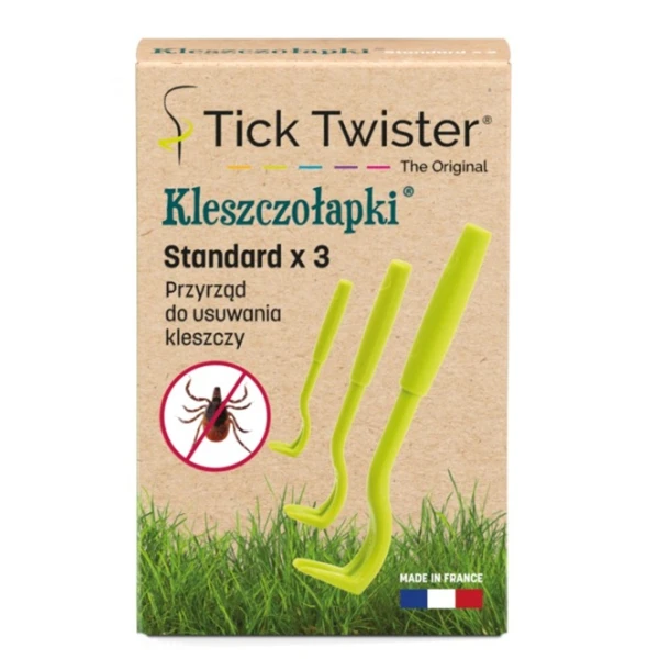 Tick Twister Standard, kleszczołapki, przyrząd do usuwania kleszczy, 3 sztuki  image