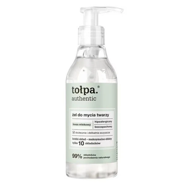 Tołpa Authentic, żel do mycia twarzy, 195ml