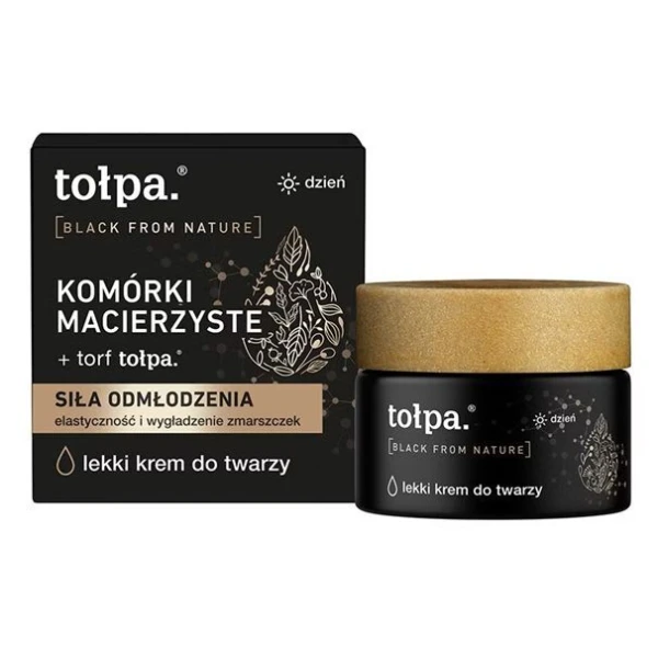 Tołpa Black From Nature, lekki krem do twarzy, na dzień, 50ml
