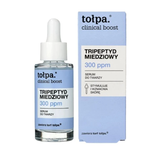 Tołpa Clinical Boost, Tripeptyd Miedziowy, serum do twarzy, 30ml
