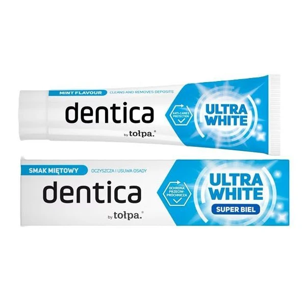 Tołpa Dentica, wybielająca pasta do zębów, Ultra White, smak miętowy, 100ml