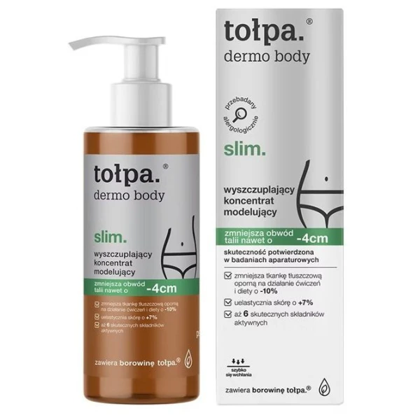 Tołpa Dermo Body Slim, wyszczuplający koncentrat modelujący, 250ml