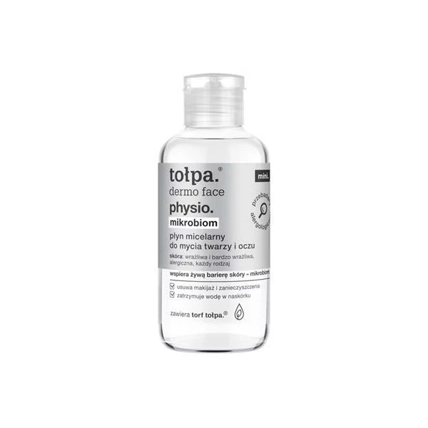 Tołpa Dermo Face Physio Mikrobiom, płyn micelarny do mycia twarzy i oczu, 100ml
