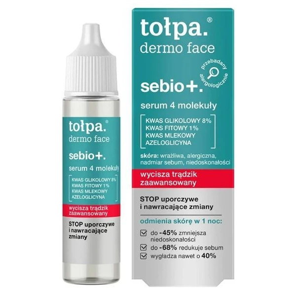 Tołpa Dermo Face Sebio+, serum do twarzy, 4 molekuły, 20ml