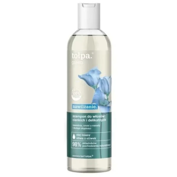 Tołpa Green Nawilżanie, szampon do włosów cienkich i delikatnych, 300ml
