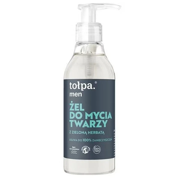 Tołpa Men, żel do mycia twarzy z zieloną herbatą, 195ml