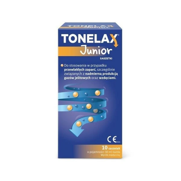 Tonelax Junior, płyn, 10 saszetek
