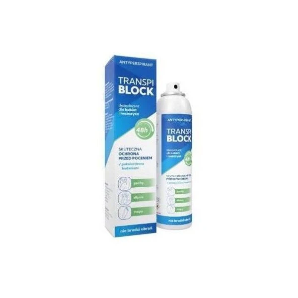 Transpiblock, antyperspirant w sprayu, 150ml