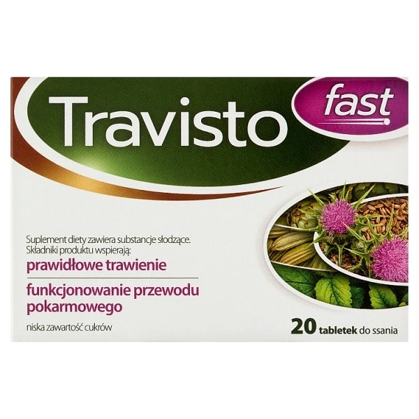 Travisto Fast, 20 tabletek do ssania