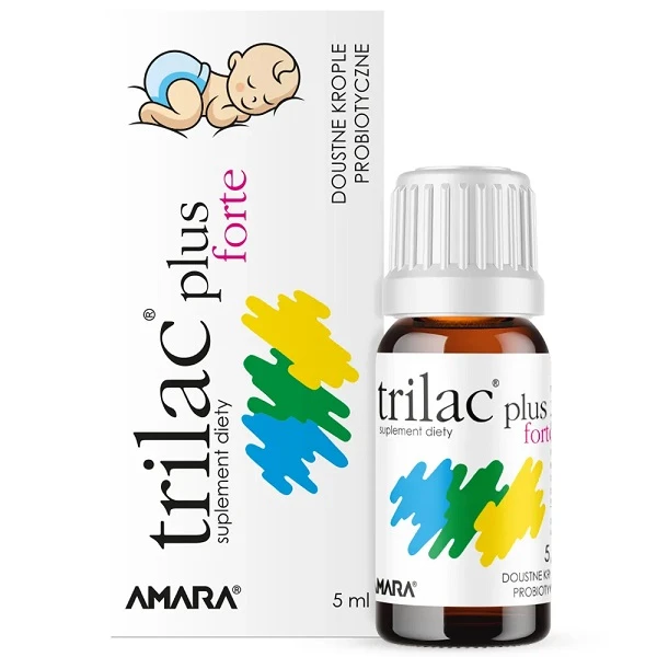 Trilac Plus Forte, krople doustne, po 1 miesiącu życia, 5ml