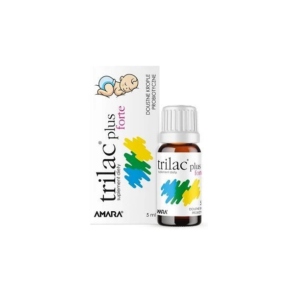 Trilac Plus Forte, krople doustne, po 1 miesiącu życia, 5ml