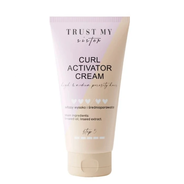 Trust My Sister, krem do stylizacji włosów kręconych, włosy wysoko i średnioporowate, 150ml