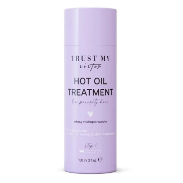 Trust My Sister, olej do włosów niskoporowatych, 100ml