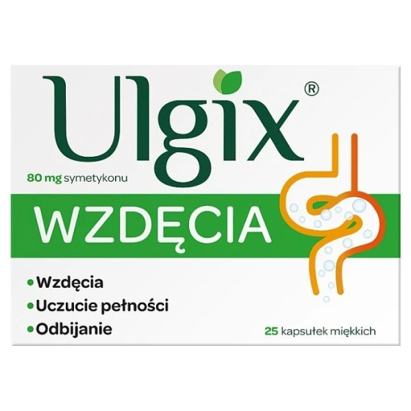 Ulgix Wzdęcia, 25 kapsułek