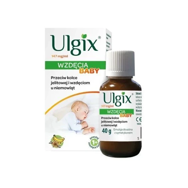 Ulgix Wzdęcia Baby 147mg/ml, emulsja doustna, 40g