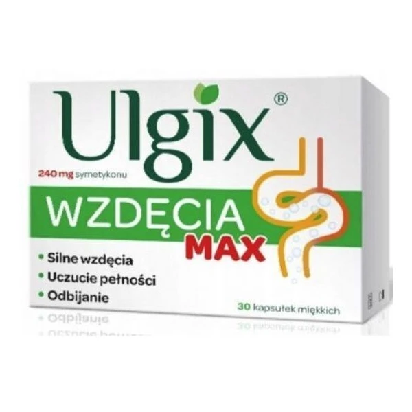 Ulgix Wzdęcia Max, 30 kapsułek