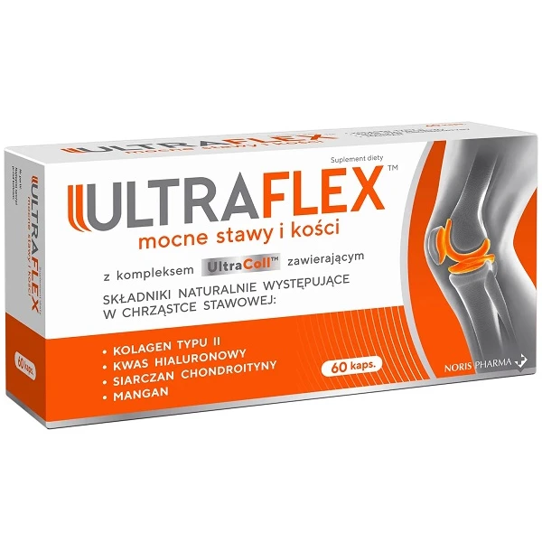 Ultraflex, mocne stawy i kości, 60 kapsułek