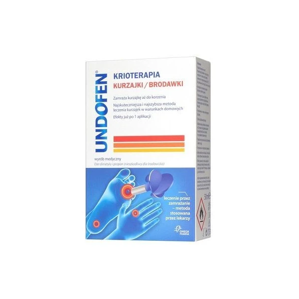 Undofen, Krioterapia, aerozol na kurzajki i brodawki, 50ml