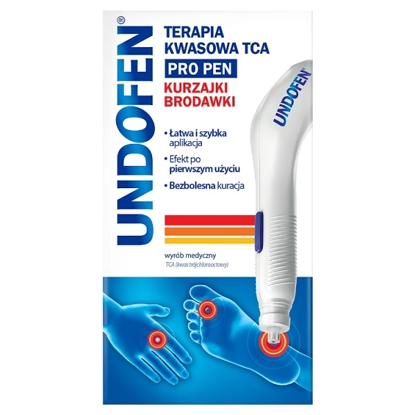 Undofen Pro Pen, terapia kwasowa TCA, żel, 1 sztuka