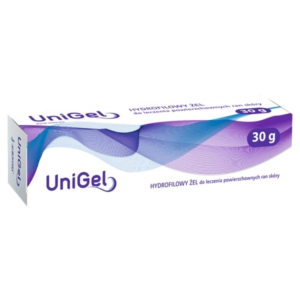 UniGel Apotex, żel do leczenia powierzchownych ran skóry, 30g