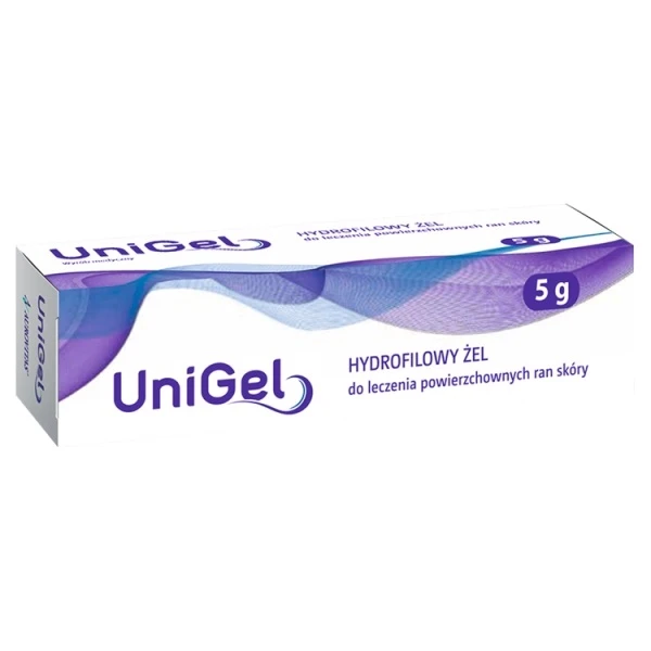 UniGel Apotex, żel do leczenia powierzchownych ran skóry, 5g