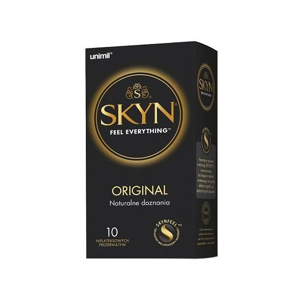 Unimil Skyn, prezerwatywy bezlateksowe Original, 10 sztuk