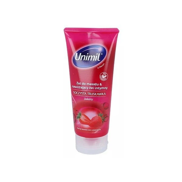 Unimil Soczysta Truskawka, żel do masażu i nawilżający żel intymny, 200ml