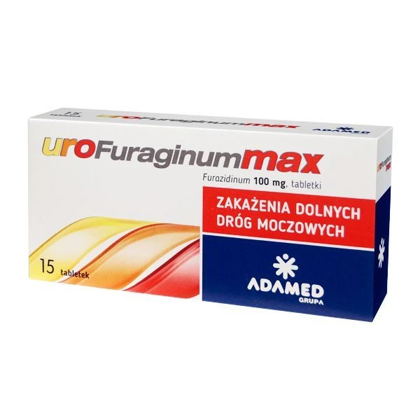 uroFuraginum Max 100mg, 15 tabletek