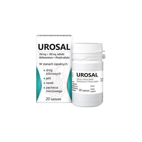 Urosal 300mg+300mg, 20 tabletek