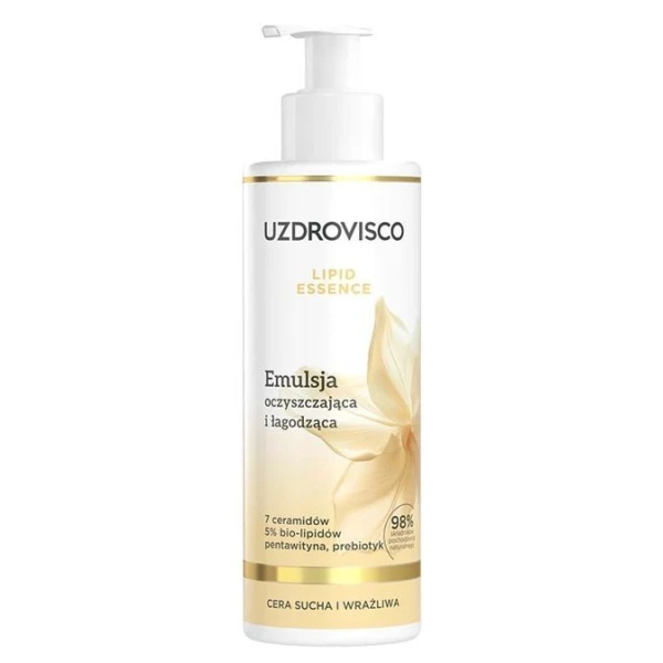 Uzdrovisco Lipid Essence, emulsja oczyszczająca i łagodząca, cera sucha i wrażliwa, 200ml