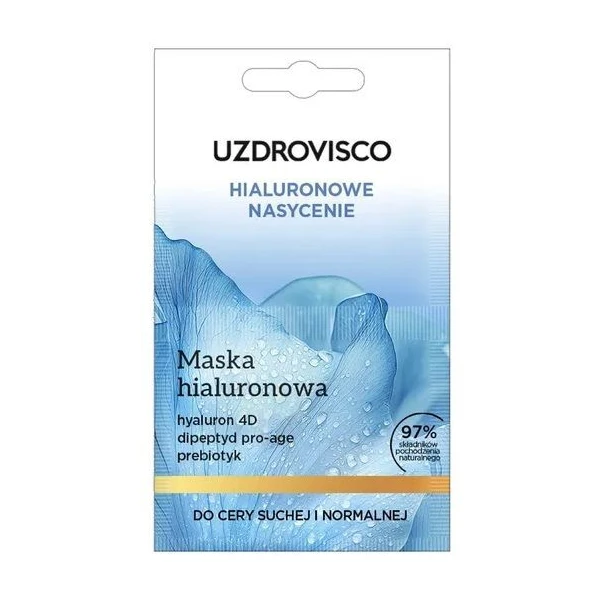 Uzdrovisco, maska hialuronowa, cera sucha i normalna, 2x5ml