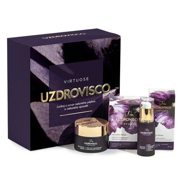 Uzdrovisco Virtuose, krem multi-regenerujący, odmładzający wygląd, 50ml + krem minimalizujący zmarszczki wokół oczu i ust, 30ml