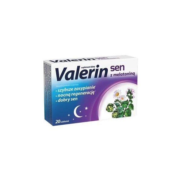Valerin Sen z melatoniną, 20 tabletek