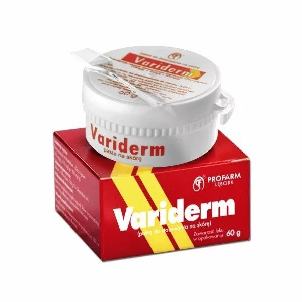Variderm (10mg+10mg+300mg)/g, pasta na skórę, 60g