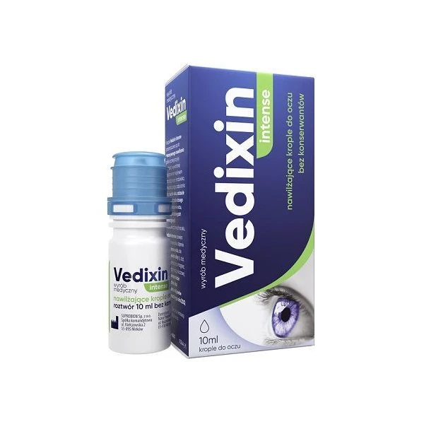 Vedixin Intense, nawilżające krople do oczu, 10ml