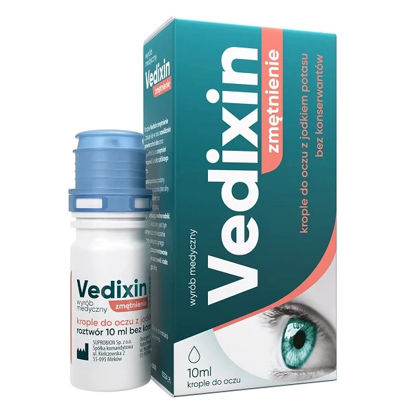Vedixin Zmętnienie, krople do oczu, 10ml