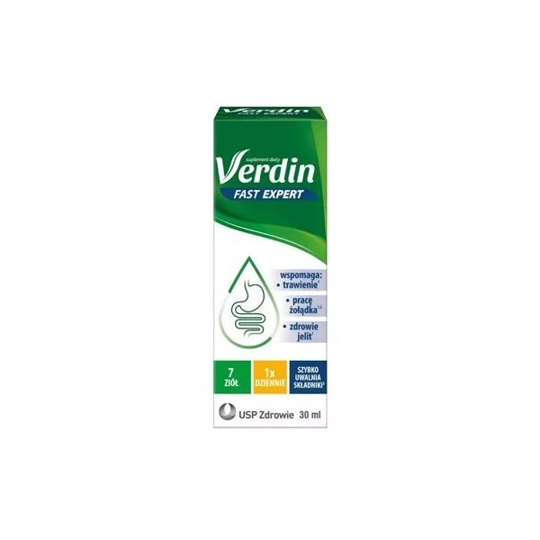 Verdin Fast Expert, krople, 30ml